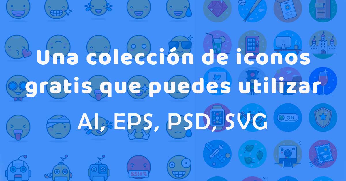 Una colección de iconos vectoriales de forma gratuita para tus proyectos