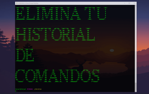 Eliminar el historial de la Terminal de Linux, macOS y Git en Windows
